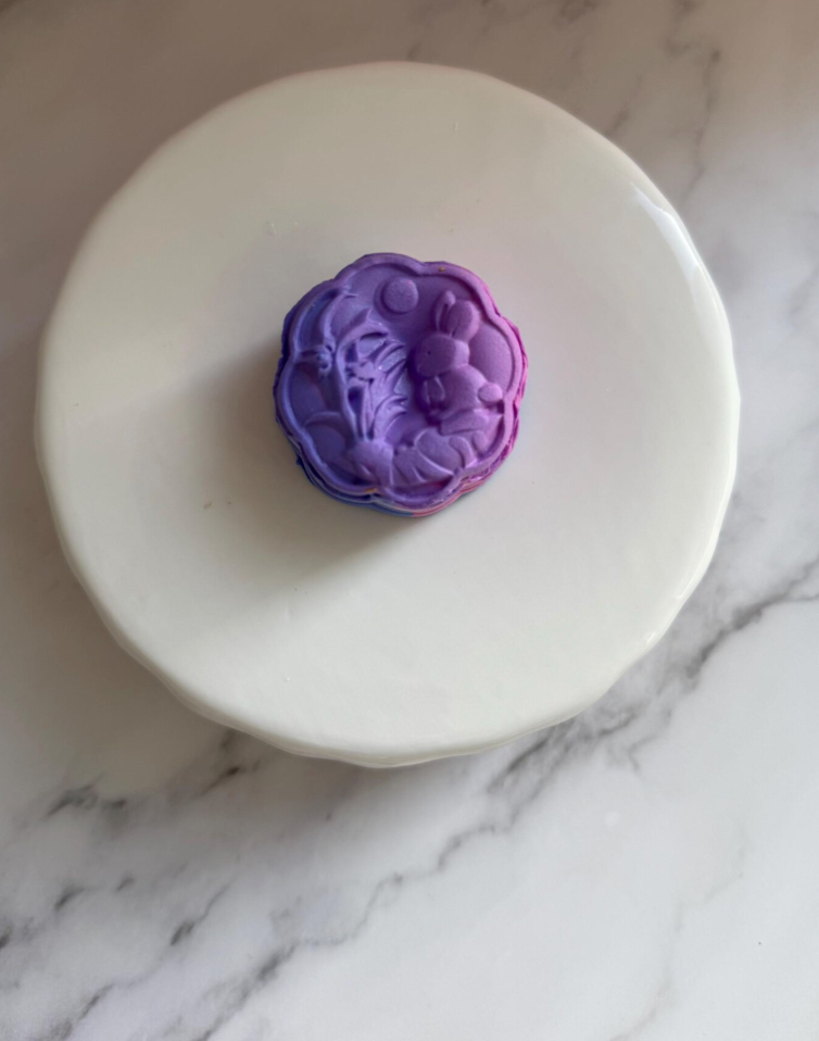 Rabbit in the Mooncake in Lilac